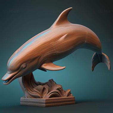 3D модель 3д модель дельфина (STL)